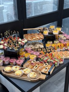 Mini buffet for networking events in sintra